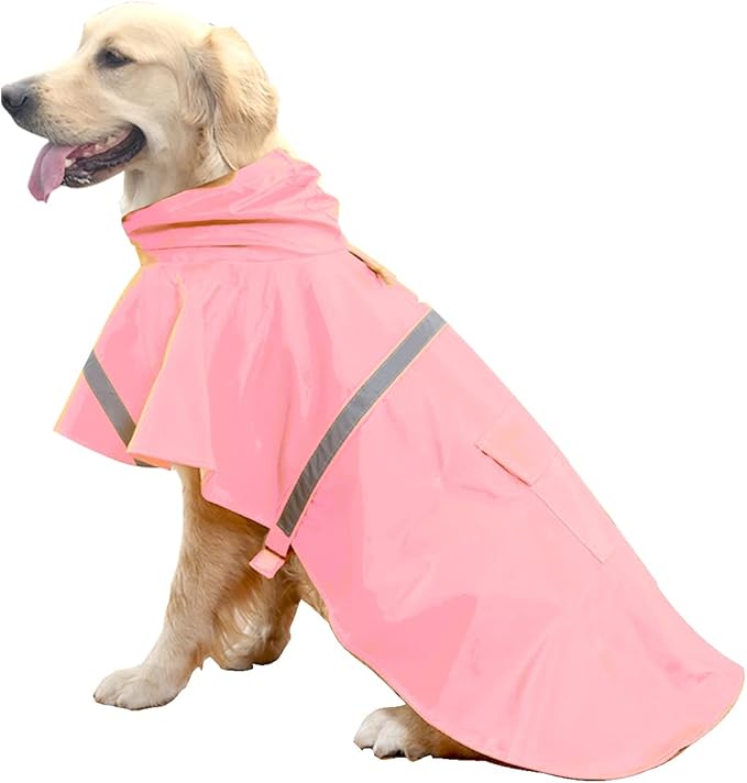 Reflective Dog Raincoat Hoodie