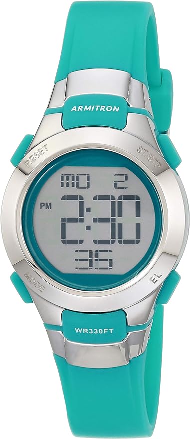 Armitron Women's Digital Chronograph Teal Watch